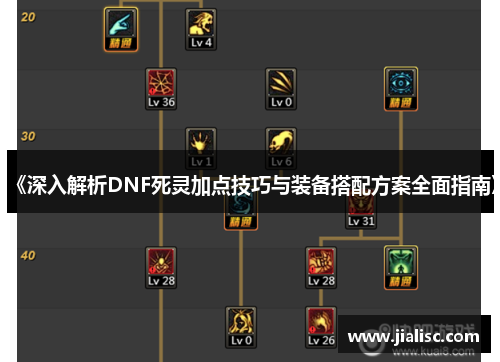 《深入解析DNF死灵加点技巧与装备搭配方案全面指南》